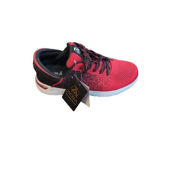 Men's Zebo Walking Athletic Sneakers Red and Black Great Condition Size 11 - Picture 8 of 8